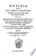 NOTIZIA della VERA LIBERTÀ FIORENTINA