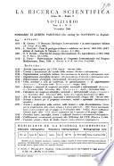 Notiziario de La Ricerca scientifica
