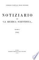 Notiziario de La Ricerca scientifica