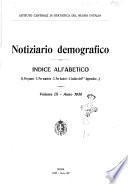 Notiziario demografico