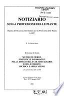Notiziario sulla protezione delle piante