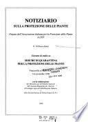 Notiziario sulla protezione delle piante