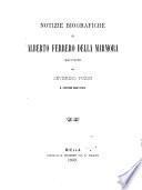 Notizie biografiche di Alberto Ferrero della Marmora raccolte da Severino Pozzo