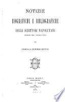 Notizie biografiche e bibliografiche degli scrittori napoletani fioriti nel secolo XVII