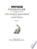 Notizie biografiche e letterarie degli scrittori dello Stato Estense in continuazione della Biblioteca modenese del cavalier abate Girolamo Tiraboschi