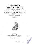 Notizie biografiche e letterarie