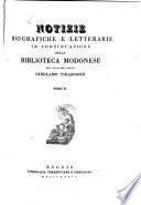 Notizie biografiche in continuazione della biblioteca Modonese di Girolamo Tiraboschi
