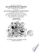 Notizie de' professori del disegno da Cimabue in qua, opera di Filippo Baldinucci fiorentino