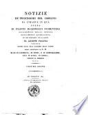 Notizie de' professori del disegno da Cimabue in qua, opera di Filippo Baldinucci fiorentino