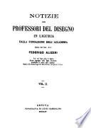 Notizie dei professori di disegno in Liguria