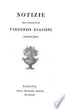 Notizie dell'intagliatore Vincenzo Giaconi