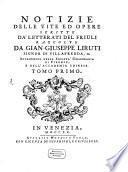 Notizie delle vite ed opere scritte da'letterati del Friuli