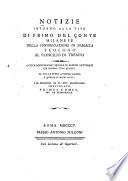 Notizie intorno alla vita di Primo del Conte ...