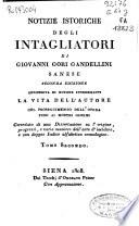 Notizie istoriche degli intagliatori
