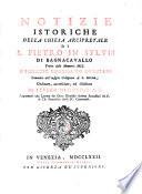 Notizie Istoriche Della Chiesa Arciprestale Di S. Pietro In Sylvis Di Bagnacavallo