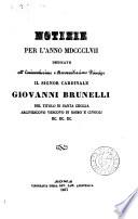 Notizie per l'anno ...