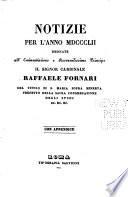 Notizie per l'anno ...