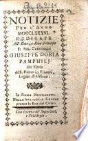 Notizie per l'anno ... secondo il martirologio romano..