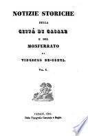 Notizie Storiche della Città di Casale del Monferrato