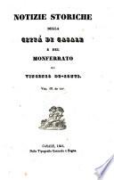 Notizie storiche della città di Casoli del Monferrato. II voll