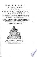 Notizie storiche delle chiese di Verona