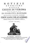 Notizie storiche delle chiese di Verona