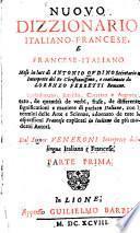 Nouveau dictionnaire françois-italien! et italien-françois