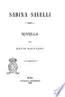 Novella per David Silvagni Sabina Savelli