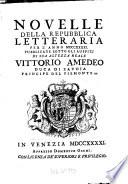 Novelle della repubblica letteraria