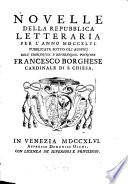 Novelle della repubblica letteraria