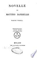 Novelle di Matteo Bandello. Vol. 1.[-9.]