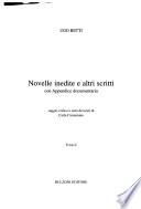 Novelle inedite e altri scritti