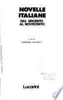Novelle italiane: Dal Seicento al Novecento
