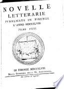 Novelle letterarie pubblicate in Firenze