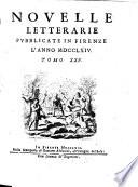 Novelle letterarie pubblicate in Firenze