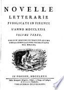 Novelle letterarie pubblicate in Firenze