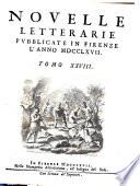 Novelle Letterarie pubblicate in Firenze ...