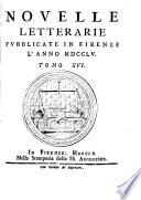 Novelle letterarie pubblicate in Firenze