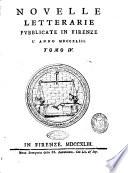 Novelle letterarie pubblicate in Firenze