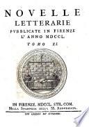 Novelle Letterarie pubblicate in Firenze ...