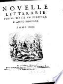 Novelle letterarie pubblicate in Firenze