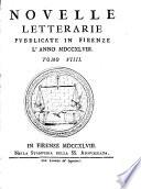 Novelle letterarie pubblicate in Firenze