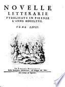 Novelle letterarie pubblicate in Firenze