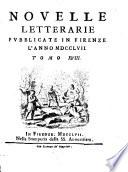 Novelle letterarie pubblicate in Firenze