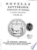 Novelle letterarie pubblicate in Firenze