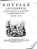 Novelle letterarie pubblicate in Firenze