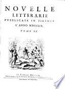 Novelle letterarie pubblicate in Firenze