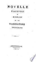 Novelle piacevoli e morali di un viaggiatore incognito