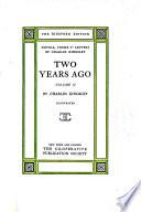 Novels, Poems and Letters of Charles Kingsley: Two years ago