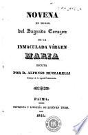 Novena en honor del Sagrado Corazon de la Inmaculada Vírgen Maria